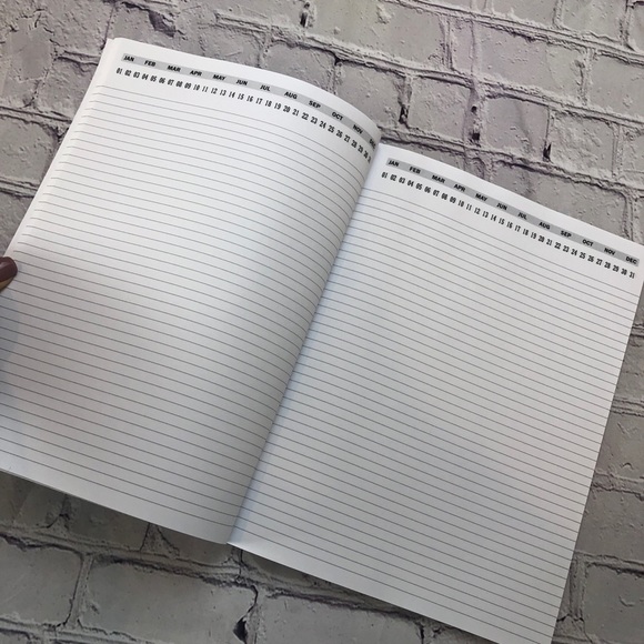 Papeterie Bleu yearlong pink notebook New! - Picture 3 of 5